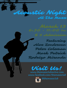 acoustic march 13th